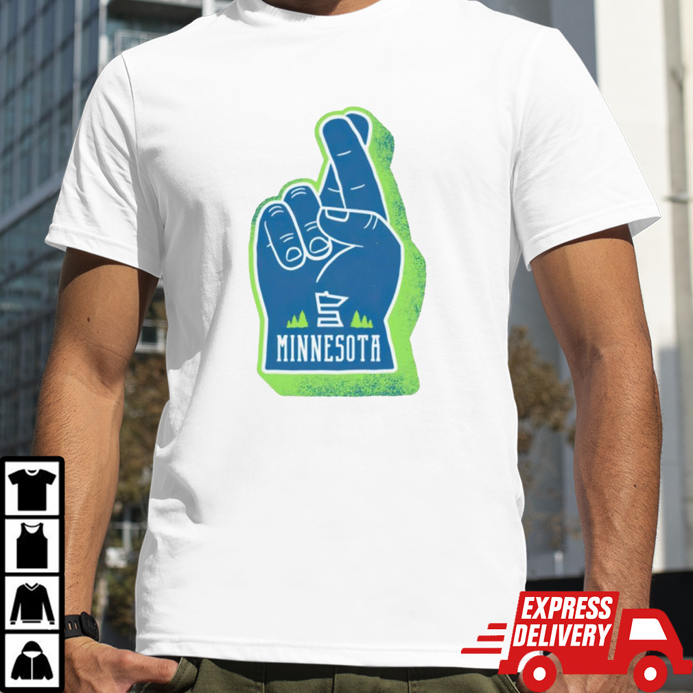 Minnesota Timberwolves mood fingers shirt