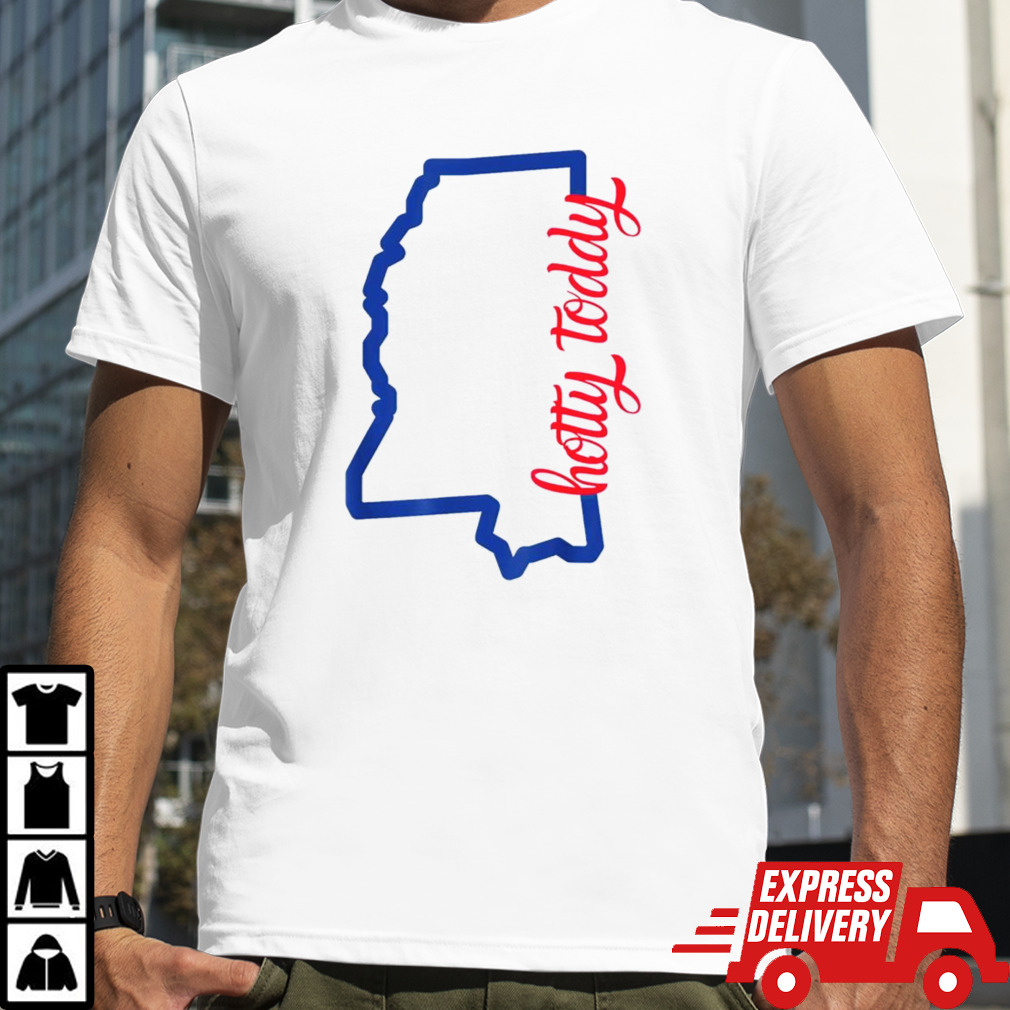 Mississippi map Hotty Toddy shirt