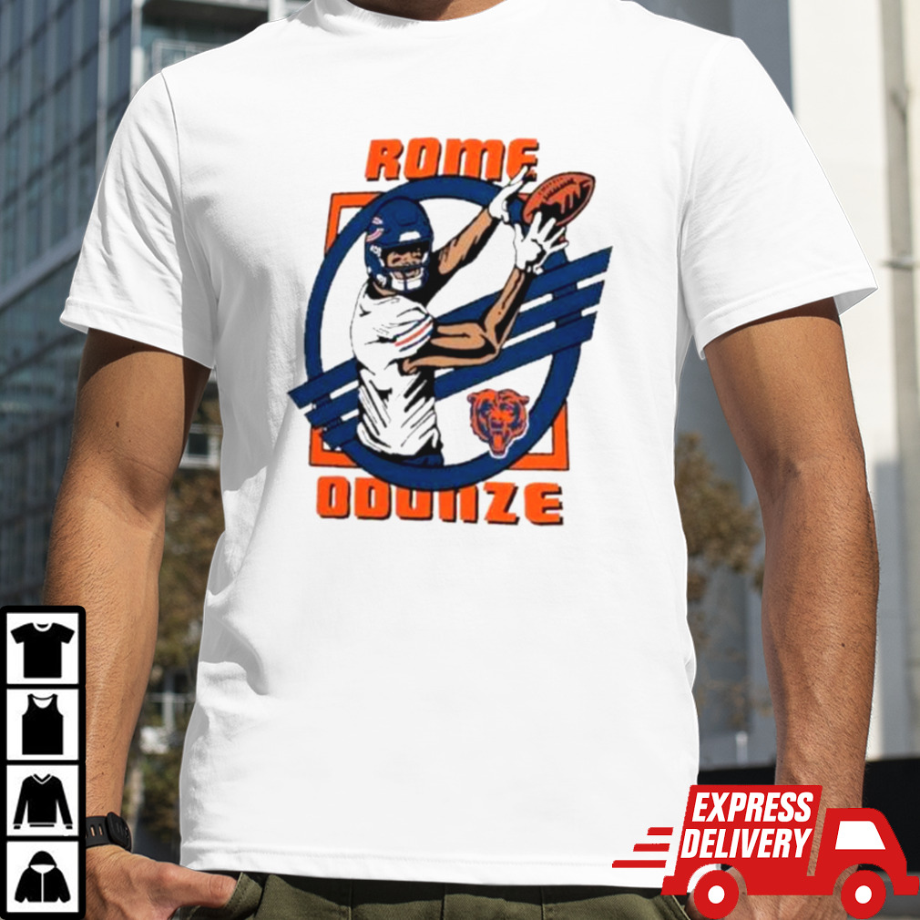 Rome Odunze Chicago Bears Caricature Player 2024 Shirt