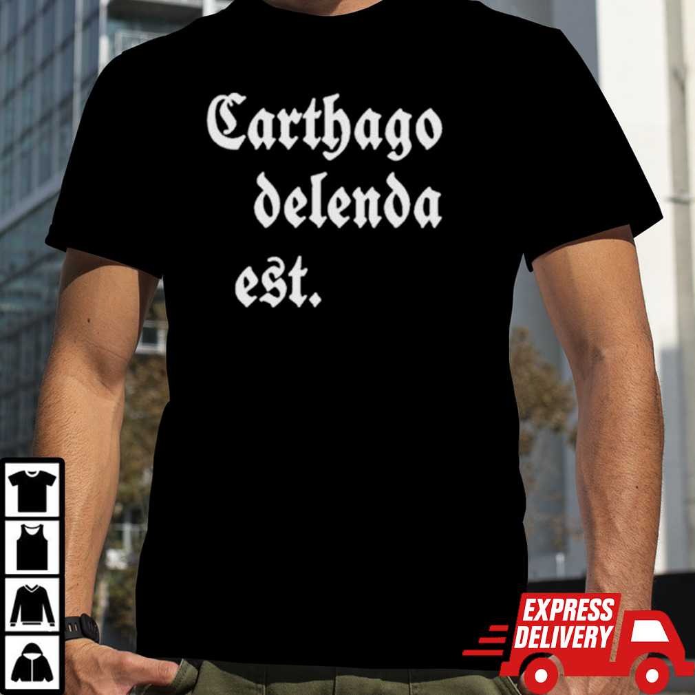 Mark Zuckerberg Carthago Delenda Est shirt