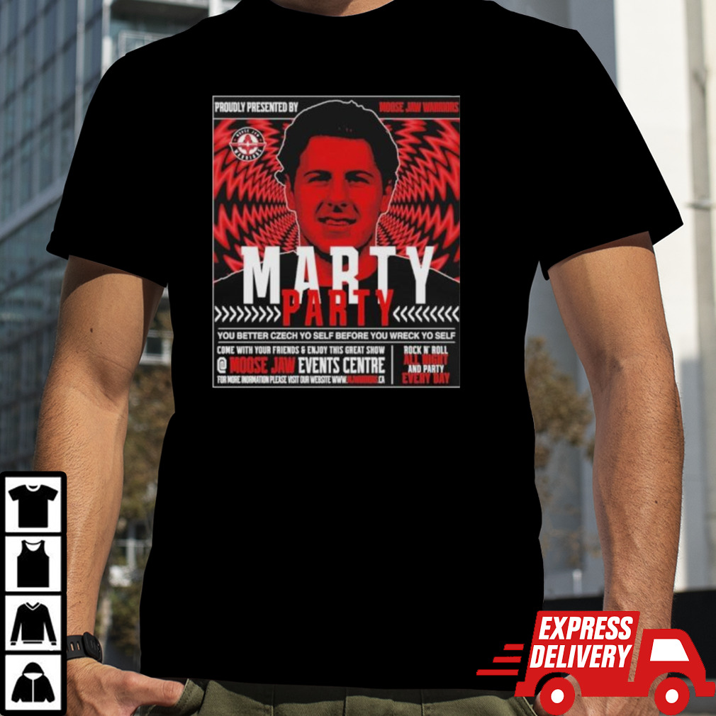 Moose Jaw Warriors Marty Party Shirt