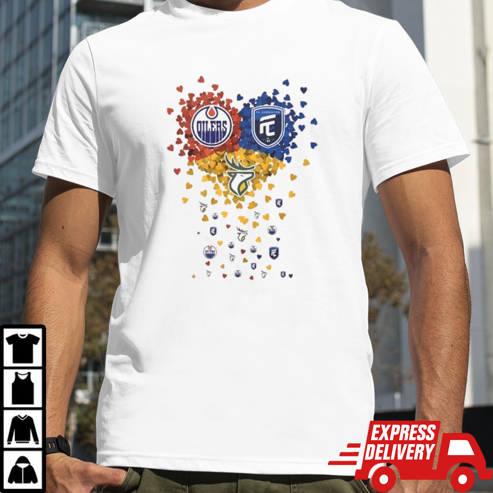 Heart Edmonton Sports Teams Logo Shirt