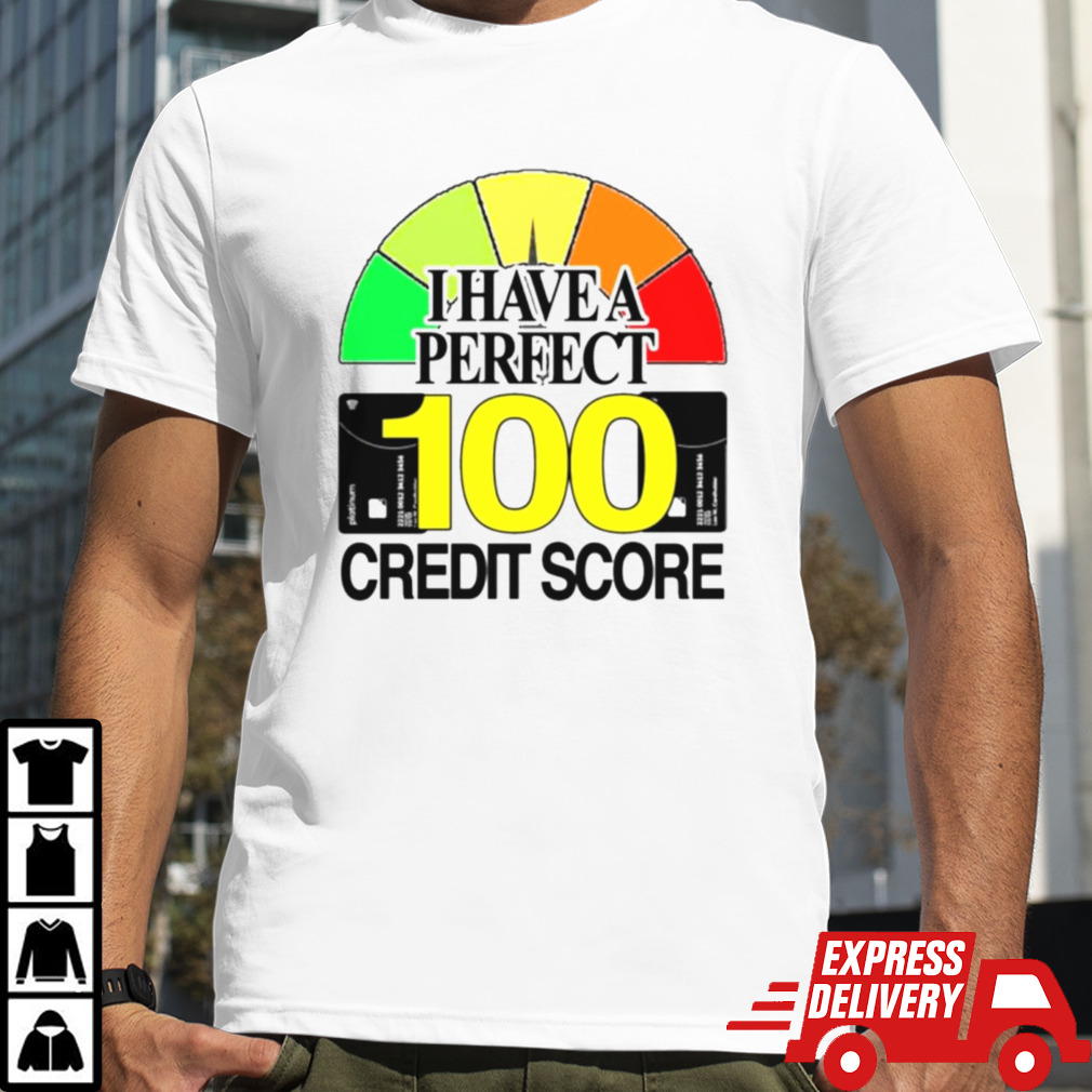 I have a perfect 100 credit score shirt