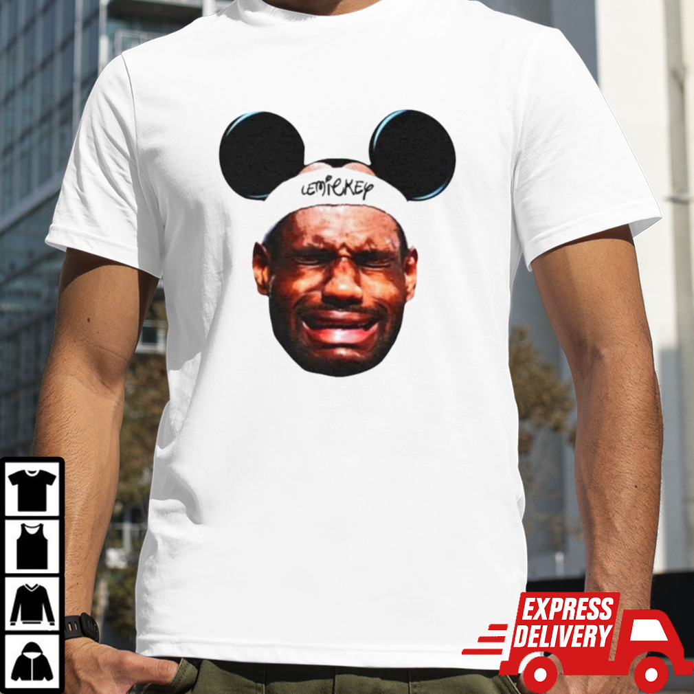 Lebron James LeMickey crying shirt