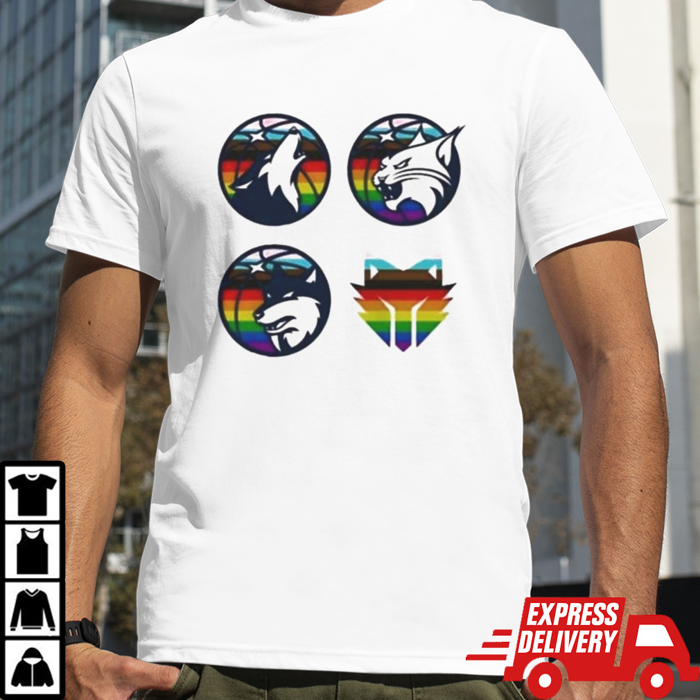 Minnesota Timberwolves Happy Pride Month Celebrating Our LGBTQ Community Shirt