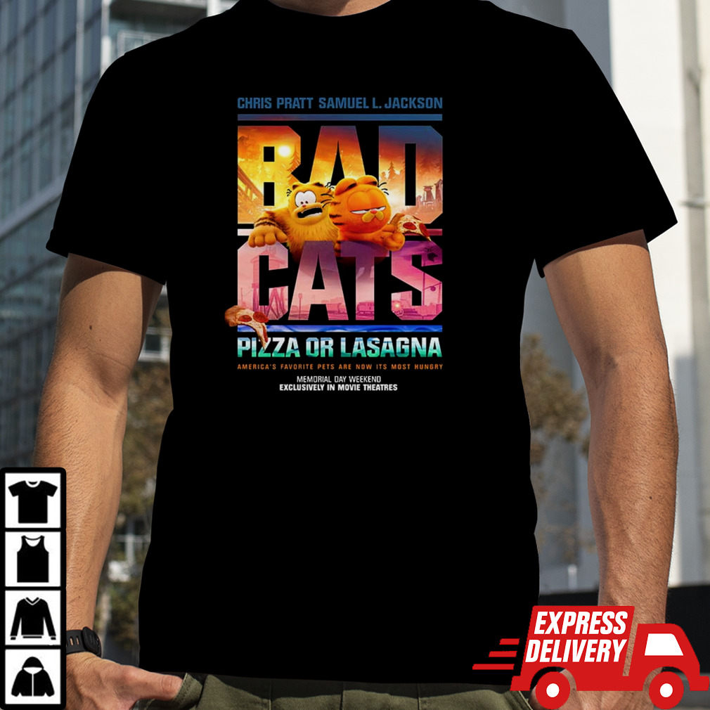 New Bad Boys Themed Poster For The Garfield Movie shirt