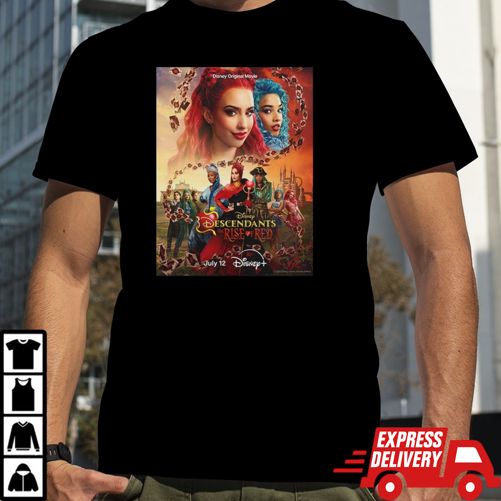 New Poster For Descendants The Rise Of Red Releasing On Disney On July 12 shirt