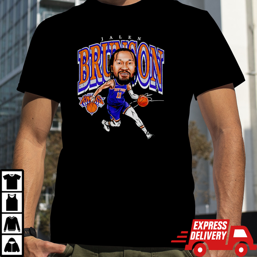 New York Knicks Jalen Brunson cartoon shirt