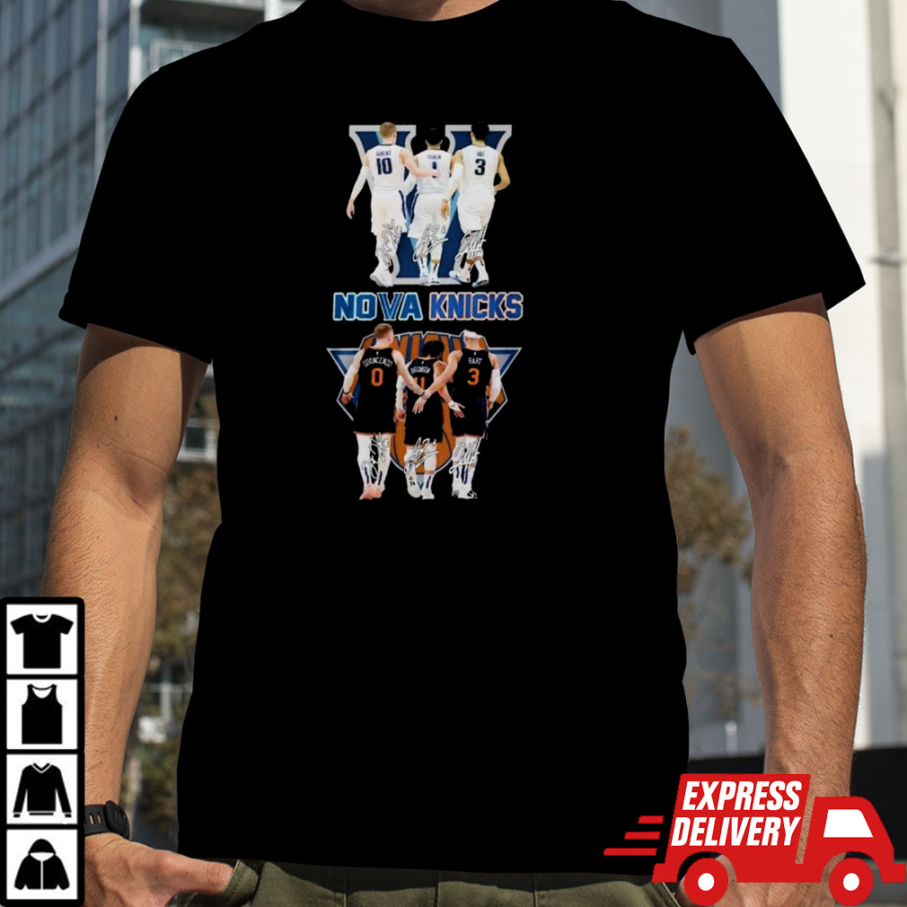 New York Knicks Villanova Wildcats The Best Trios 2024 Shirt