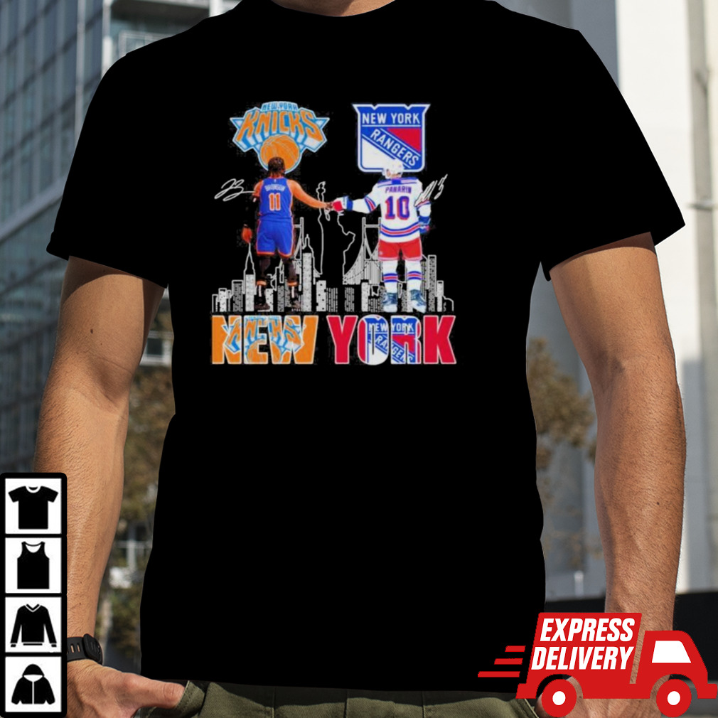 New York Rangers Artemi Panarin Jalen Brunson New York Knicks The Legends T-Shirt