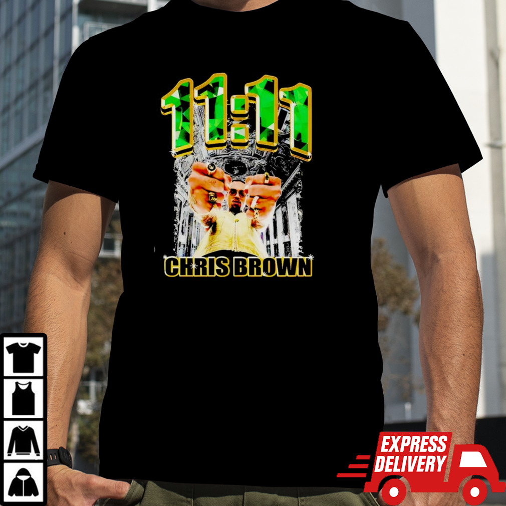 Official Chris Brown 11 11 Emerald Shirt