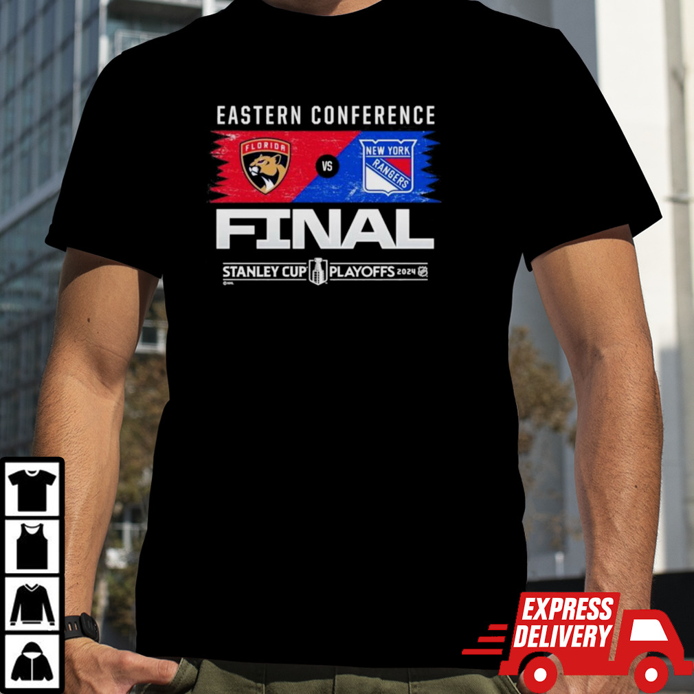 Official Eastern Conference Finals Florida Panthers vs. New York Rangers 2024 Matchup shirt