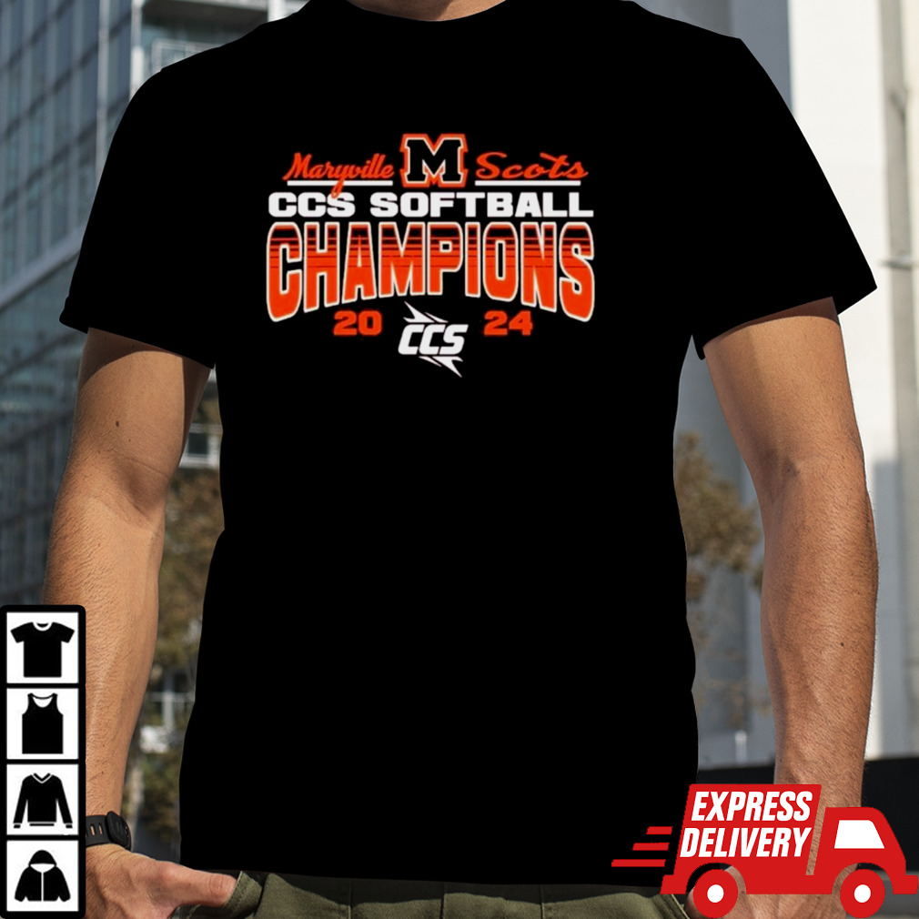 Official Maryville Scots 2024 CCS Softball Tournament Champions T-Shirt