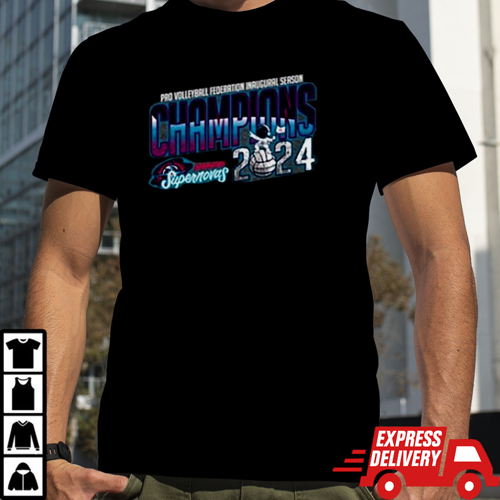 Official Supernovas PRO Volleyball Federation 2024 Inaugural Champions shirt