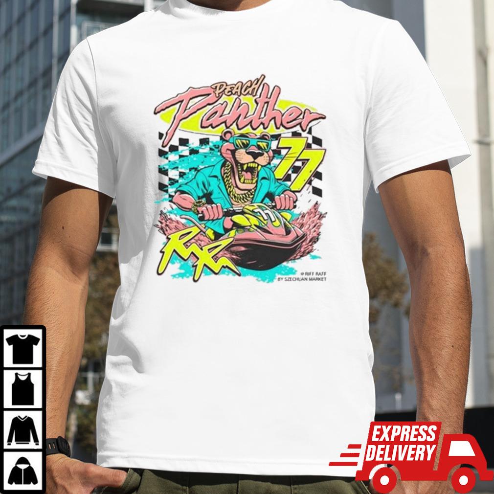 Planet Riff Raff Peach Panther Jet Ski X Szechuan Market Collab T-shirt