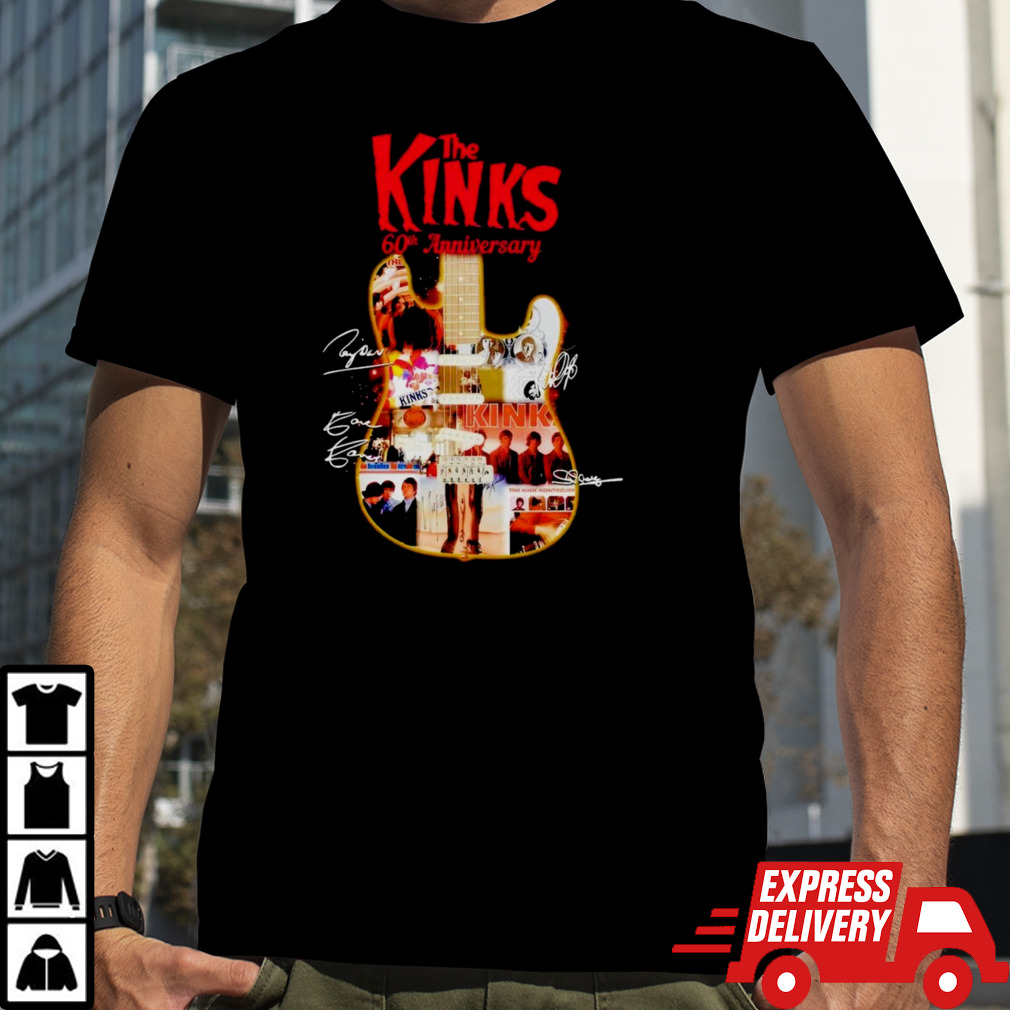 Official The Kinks 60th Anniversary Collection T-Shirt