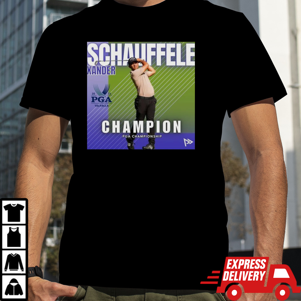 Official Xander Schauffele 2024 Champion PGA Championship Shirt