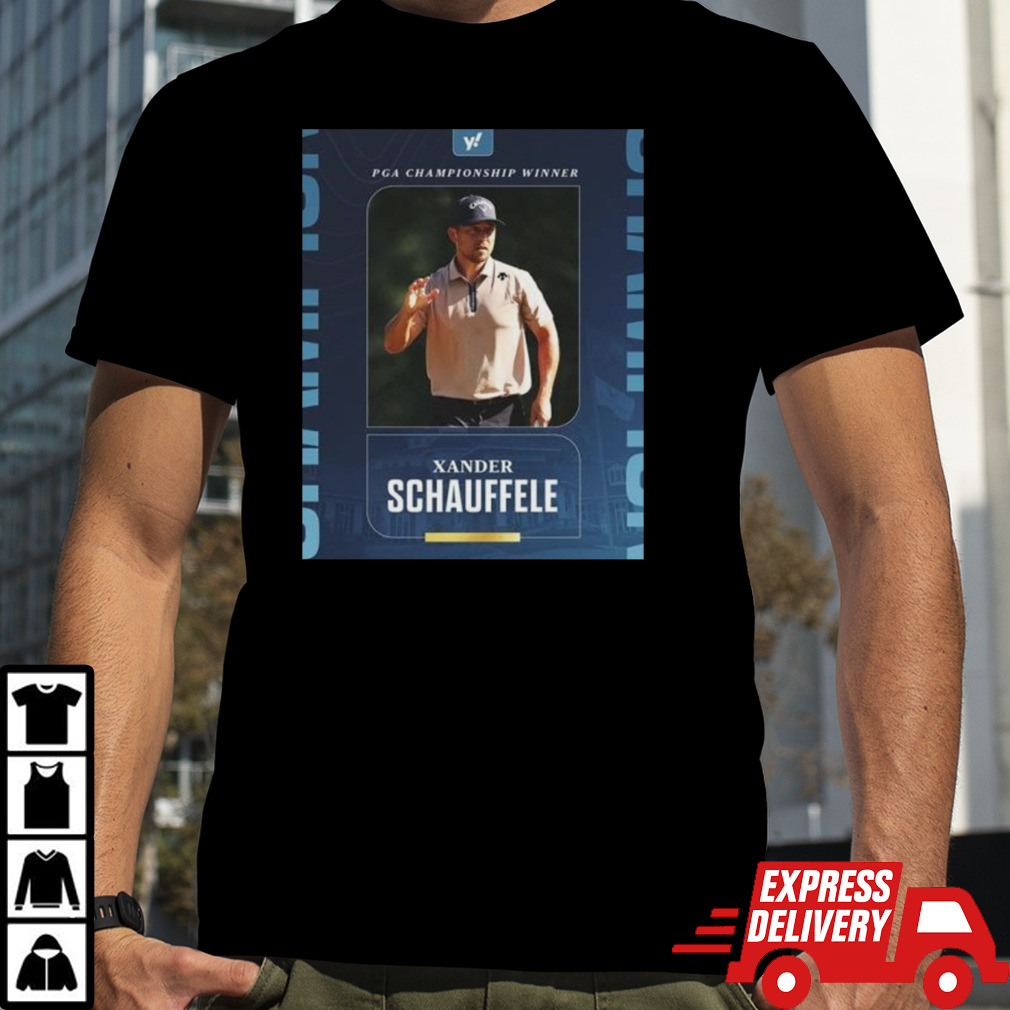 Official Xander Schauffele PGA Championship Winner Shirt