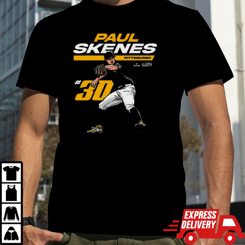 Paul Skenes #30 Player Pittsburgh Pirates Baseball Shirt