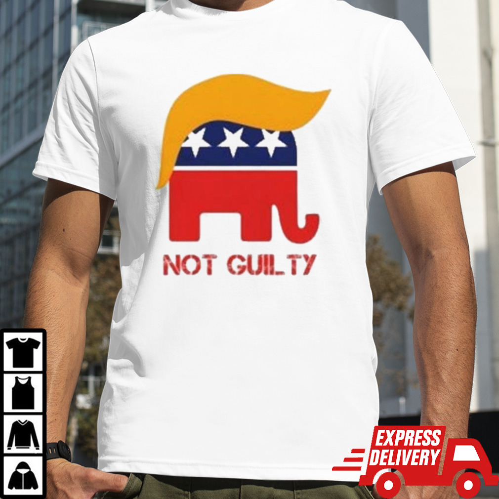 Trump Not Guilty Republican Shirt