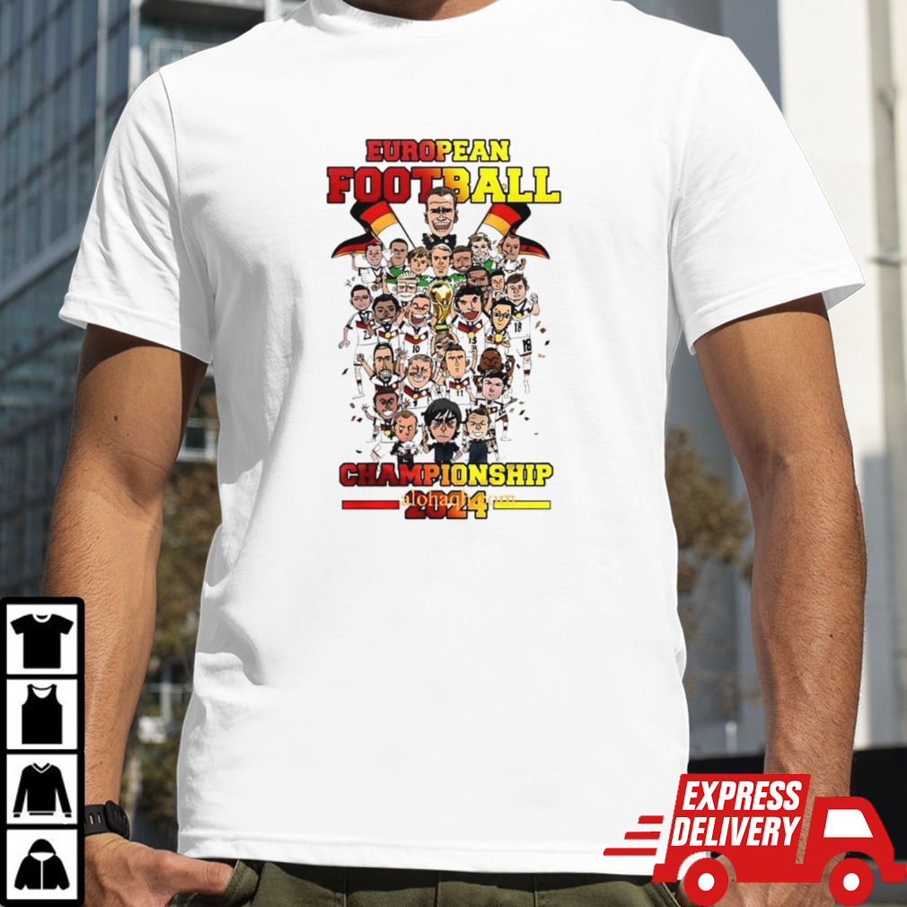 Germany European football championship 2024 cartoon shirt