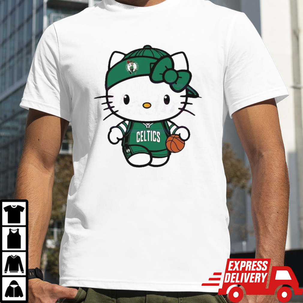 Hello Kitty Boston Celtics NBA Basketball Shirt