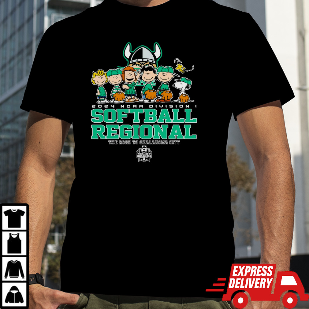 Peanuts Characters Cleveland State Vikings 2024 NCAA Division I Softball Regional shirt