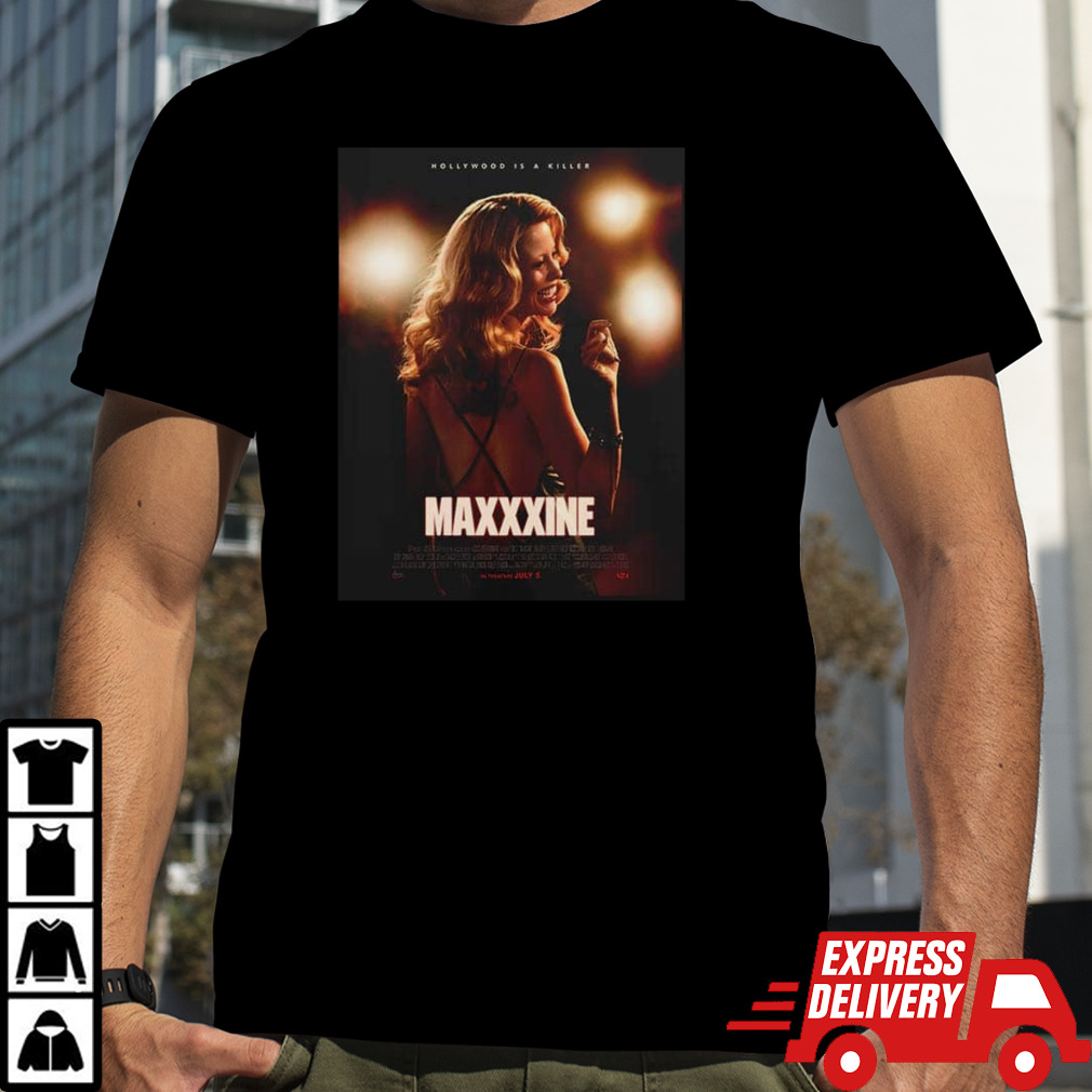 Poster For Maxxxine Releasing In Theater On July 5 shirt