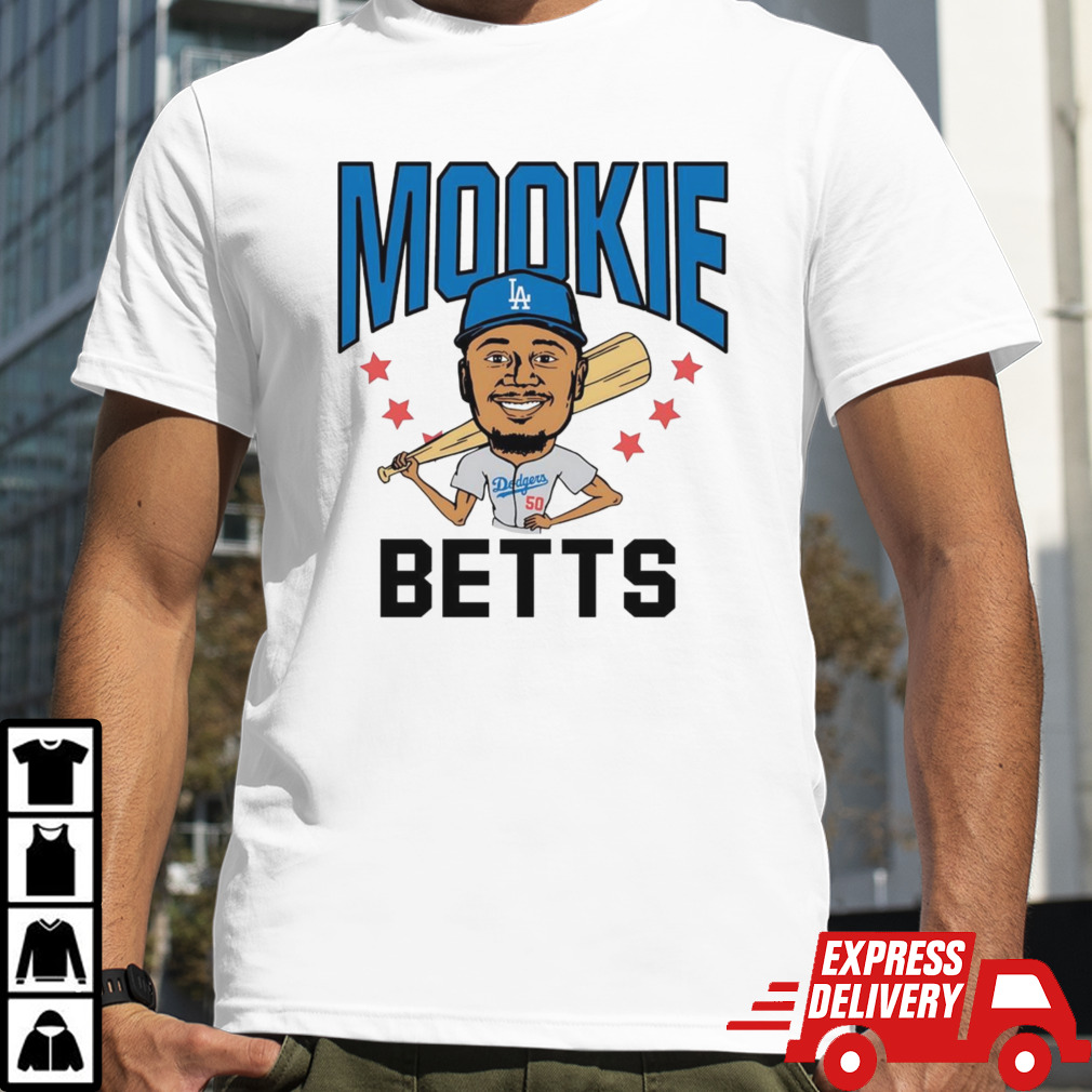 LA Dodgers Mookie Betts cartoon shirt