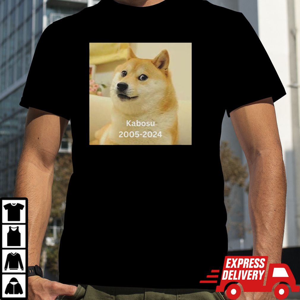 RIP Doge Kabosu 2024 Inspired Countless Doge Memes Has Died Aged 18 T-Shirt