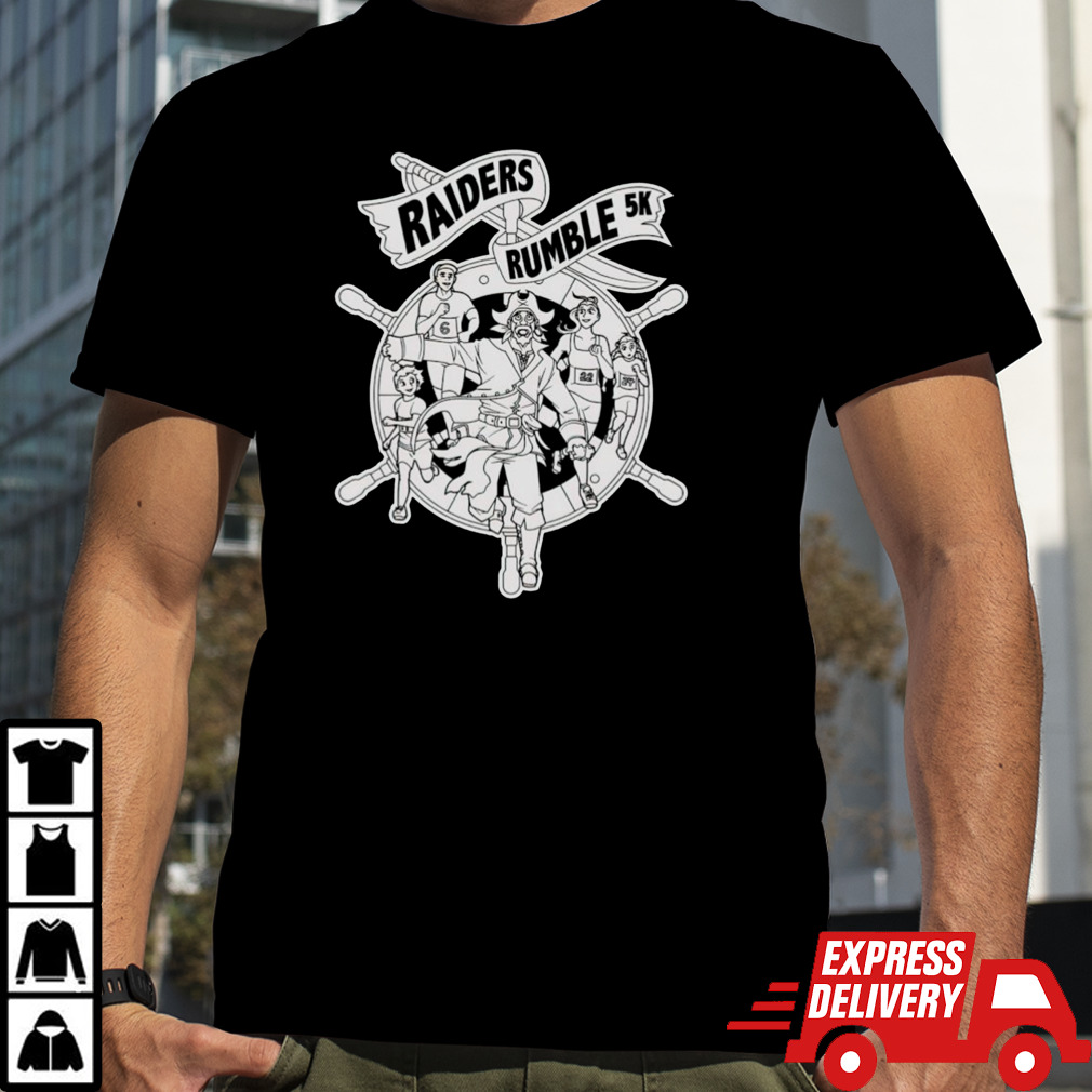 Raiders Rumble 5k shirt