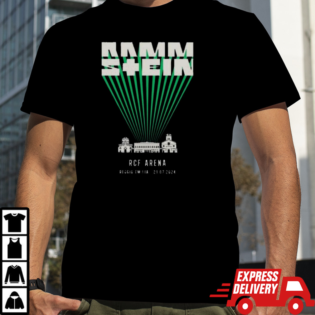 Rammstein Europe Stadium Tour RCF Arena, Reggio Emilia 2024 Event shirt