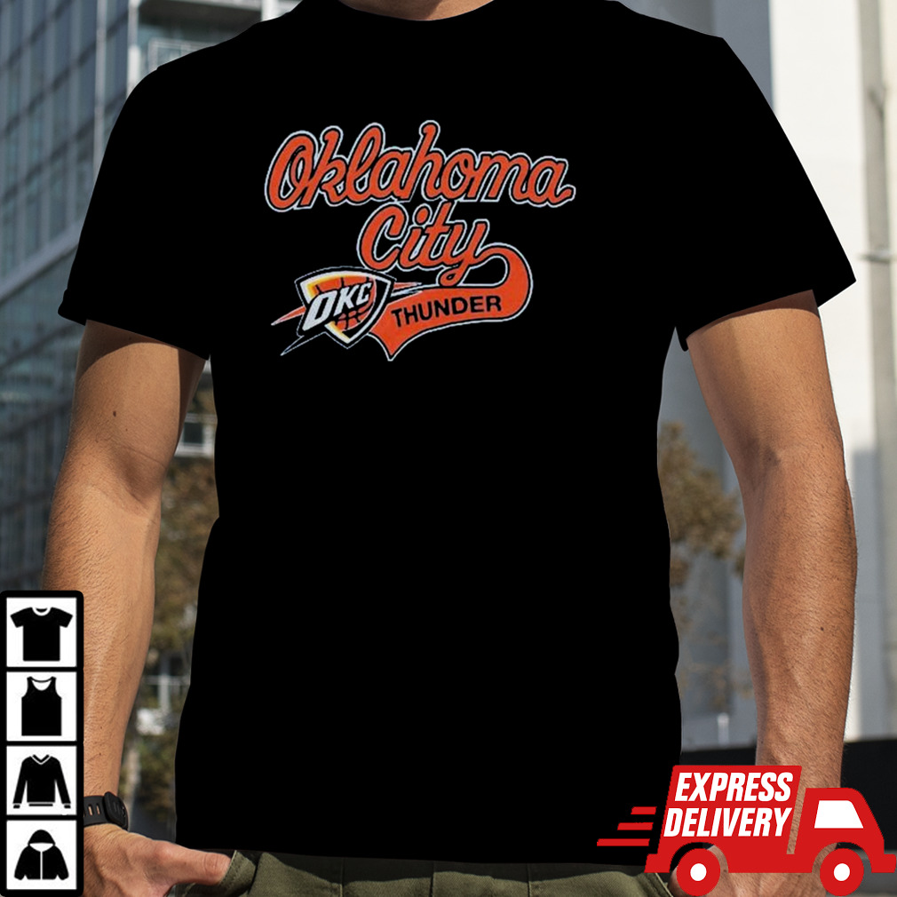 Script Oklahoma City Thunder 2024 NBA Playoffs shirt