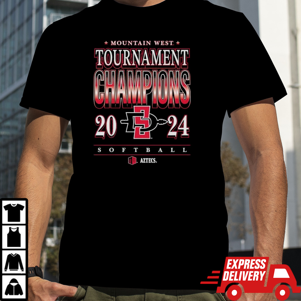 Sdsu Aztecs Softball 2024 Mountain West Tournament Champions Shirt