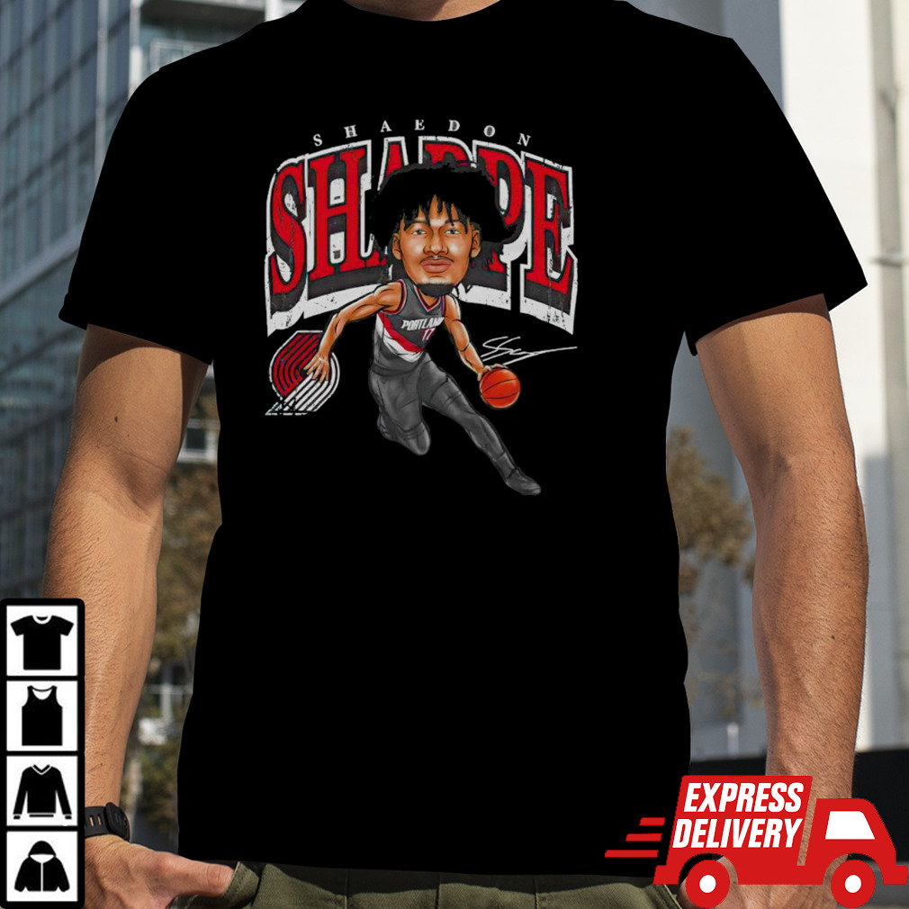 Shaedon Sharpe Portland Trail Blazers cartoon shirt