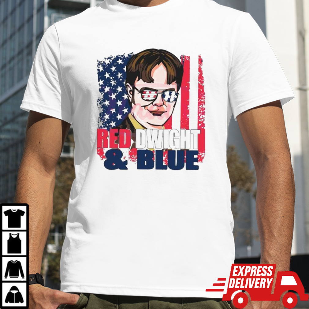 Red Dwight And Blue 4th Of July 2024 T-shirt