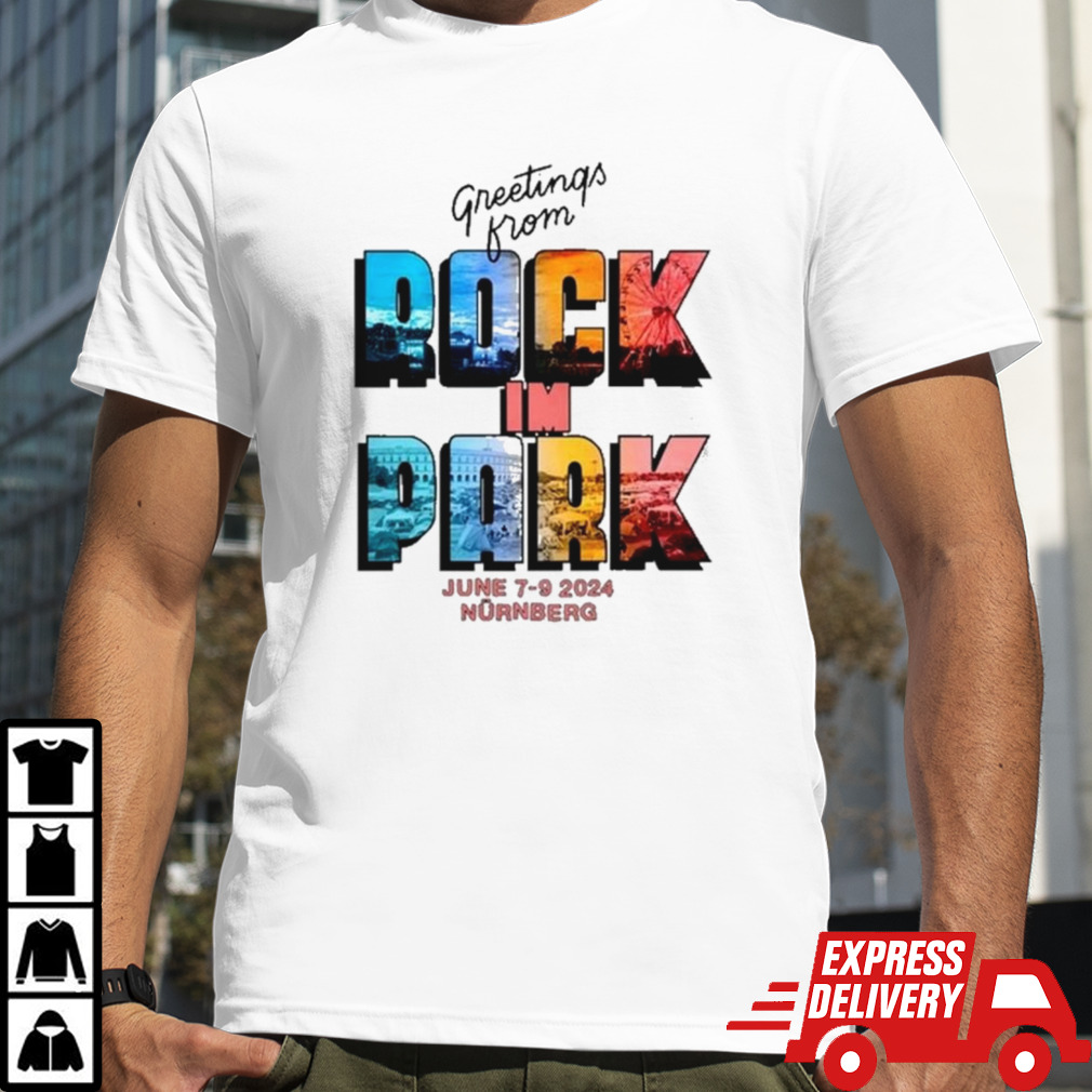 Rock Im Park Vintage Postcard Shirt