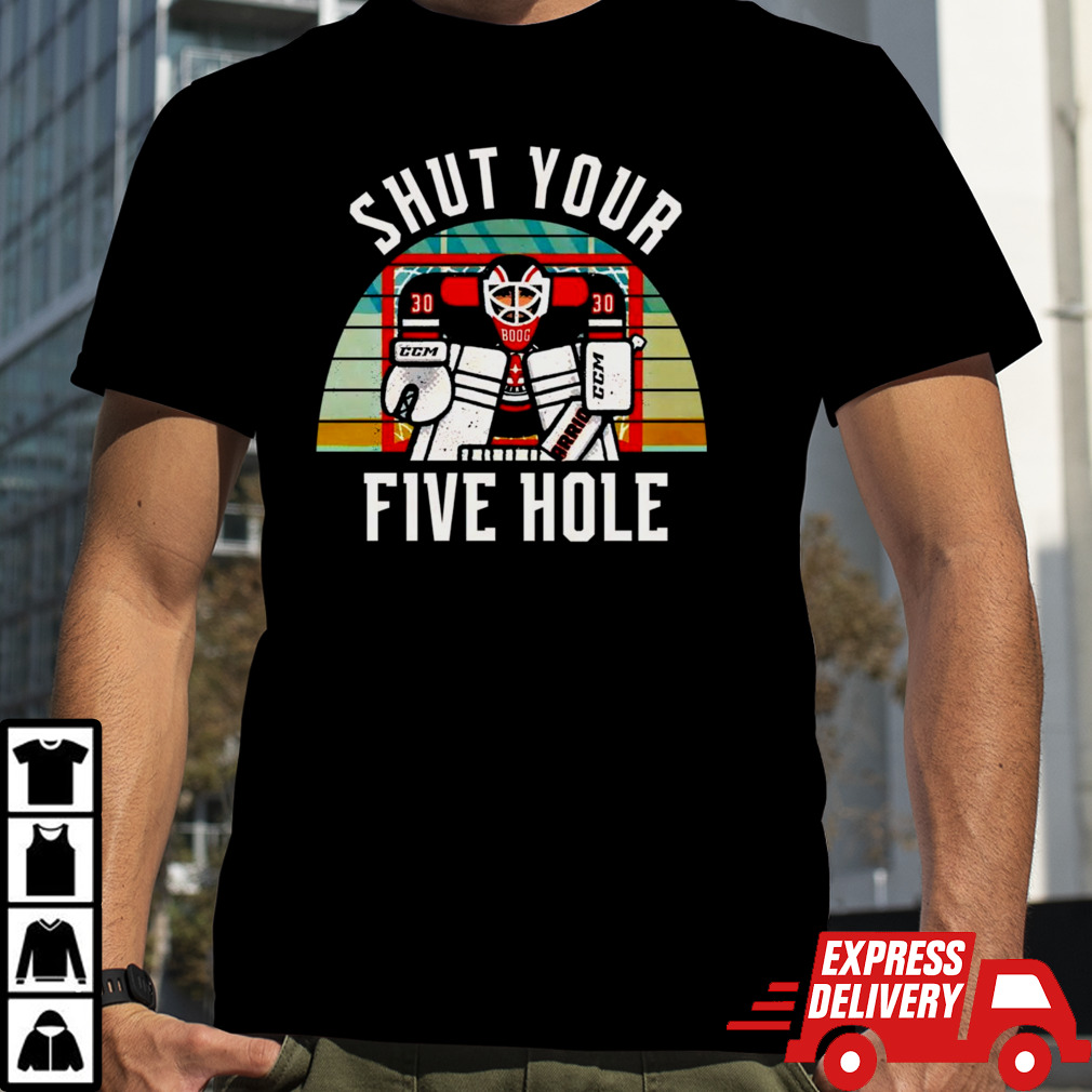 Shut your five hole vintage shirt