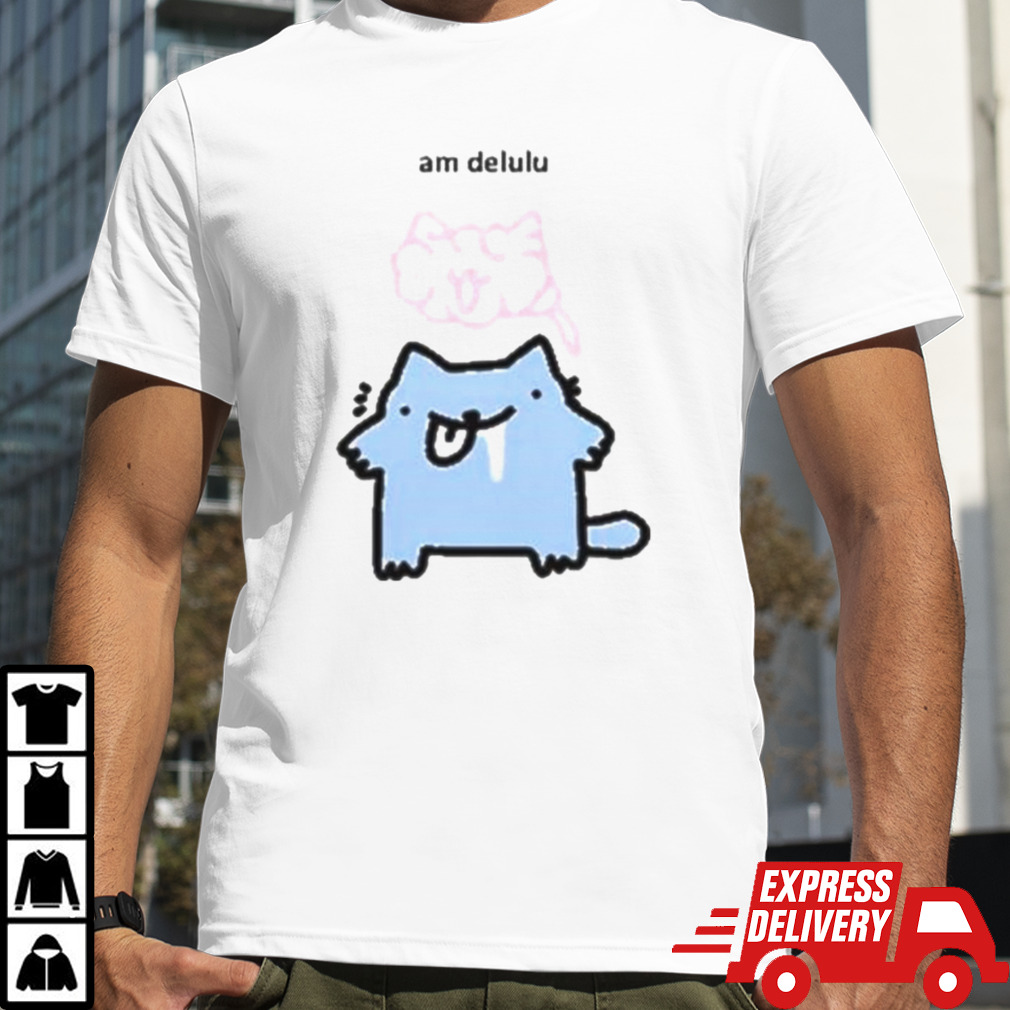 Silly Nub Cat Am Delulu Shirt