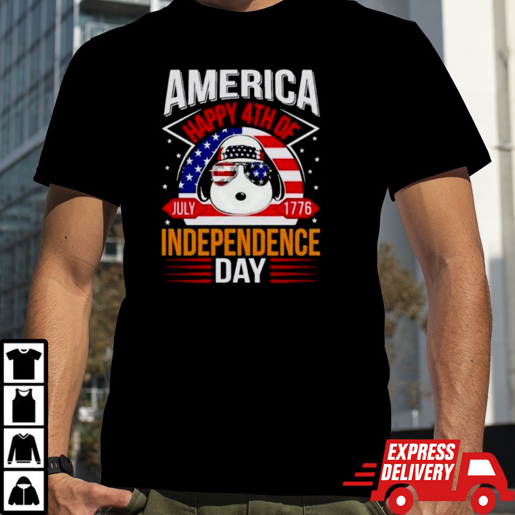 Snoopy America Independence Day Happy 4th Of July T-Shirt