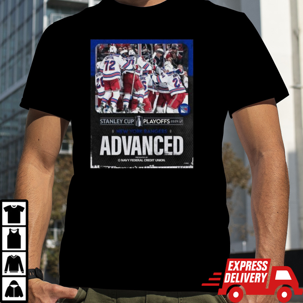 Stanley Cup Playoffs 2024 New York Rangers Advanced To Eastern Conference Finals Shirt