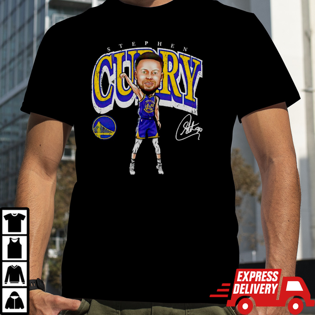 Steph Curry Golden State Warriors cartoon shirt