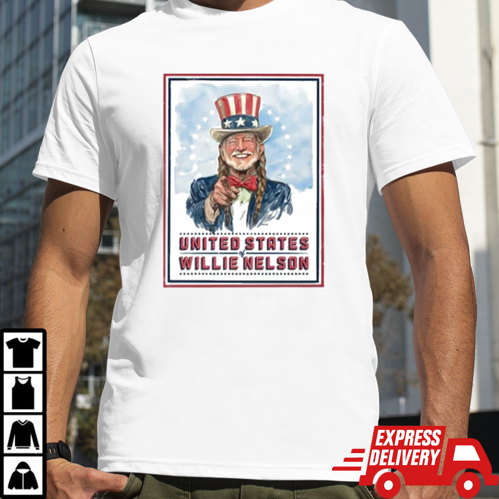 United States Willie Nelson Shirt