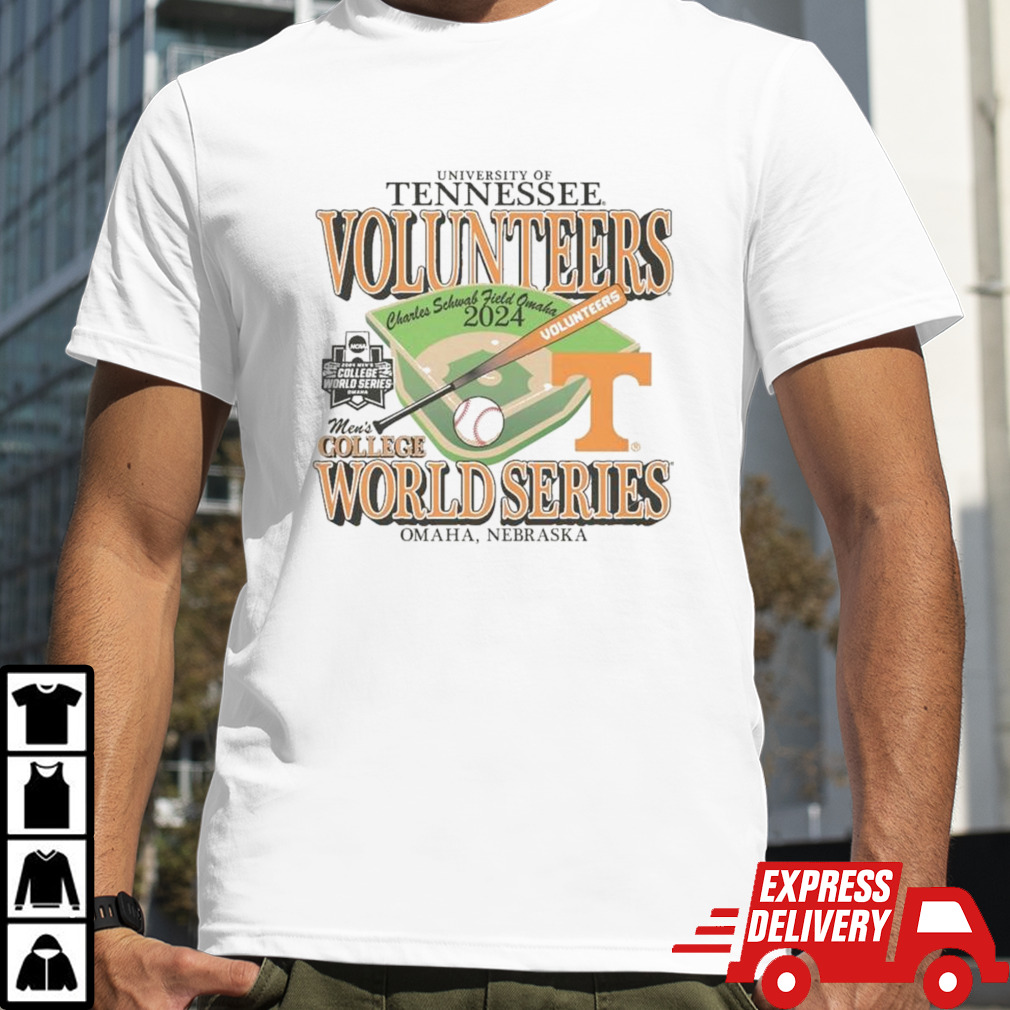 University Of Tennessee Volunteers Men’s College World Series Omaha Nebraska 2024 T-shirt