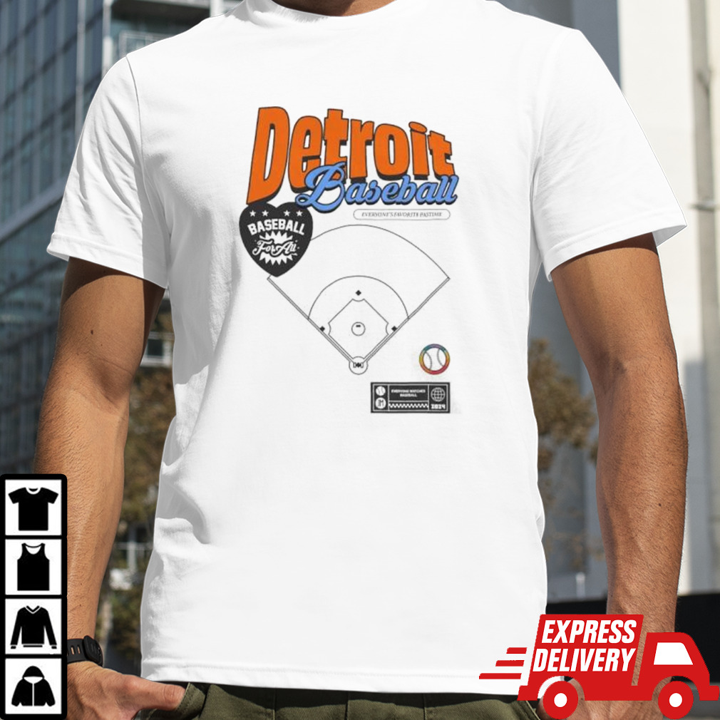 Detroit Tigers Baseball Pride Field Shirt