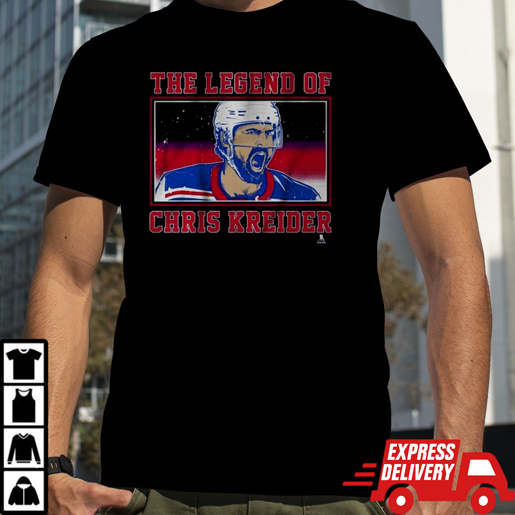 The Legend Of Chris Kreider T-shirt