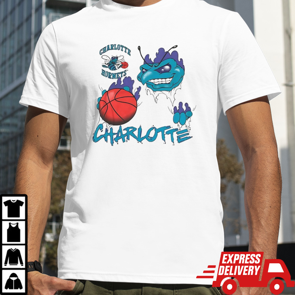 Charlotte Hornets 90s Vintage Basketball shirt