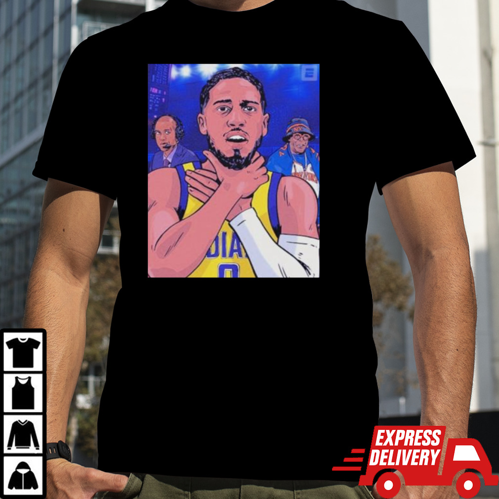 Tyrese Haliburton Choke Like Reggie Miller Tee Shirt