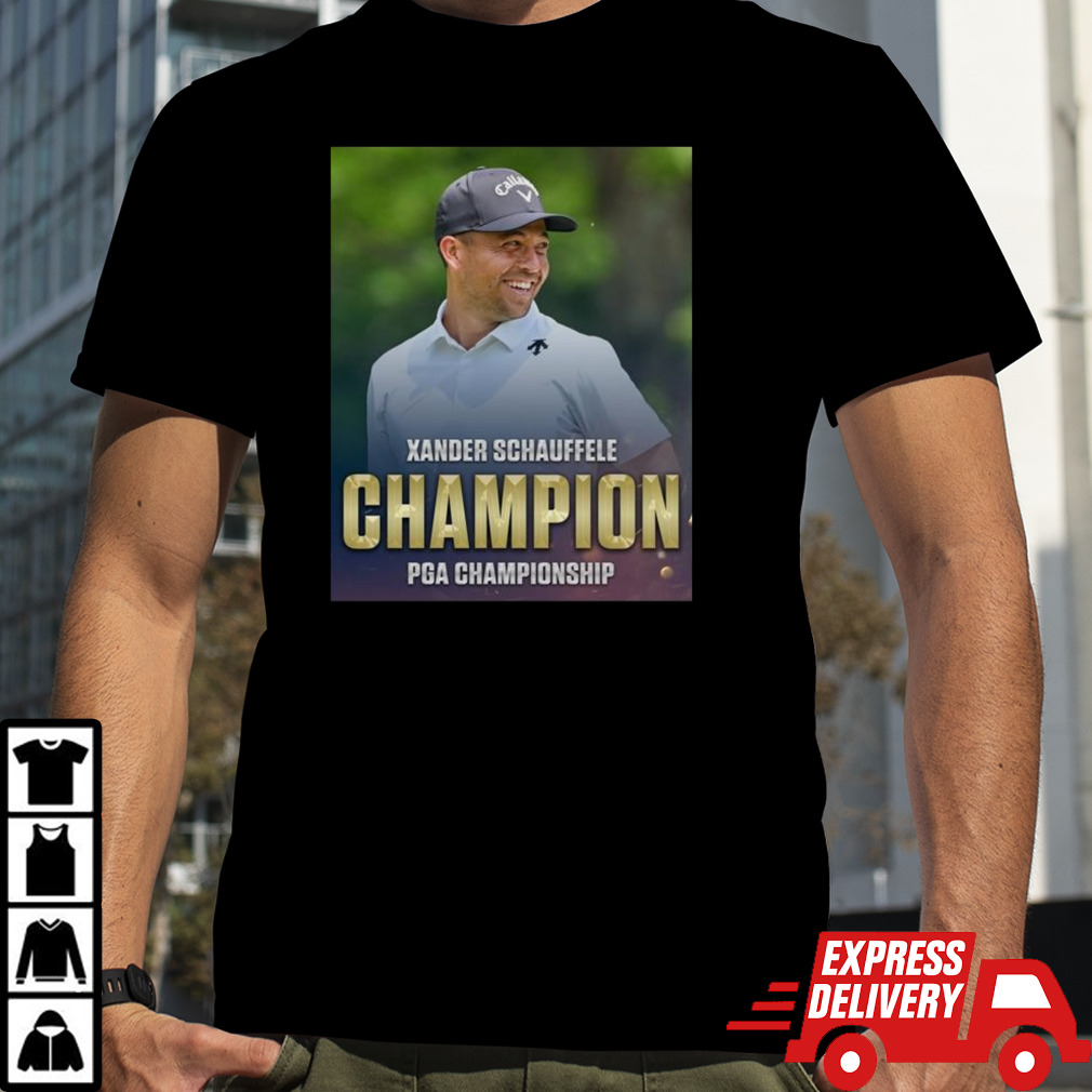 Xander Schauffele Champion Pga Championship 2024 Poster T-shirt