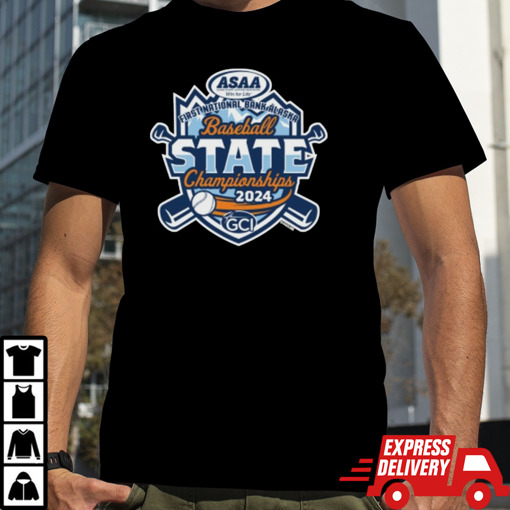 2024 ASAA First National Bank Alaska Baseball State Championships Shirt